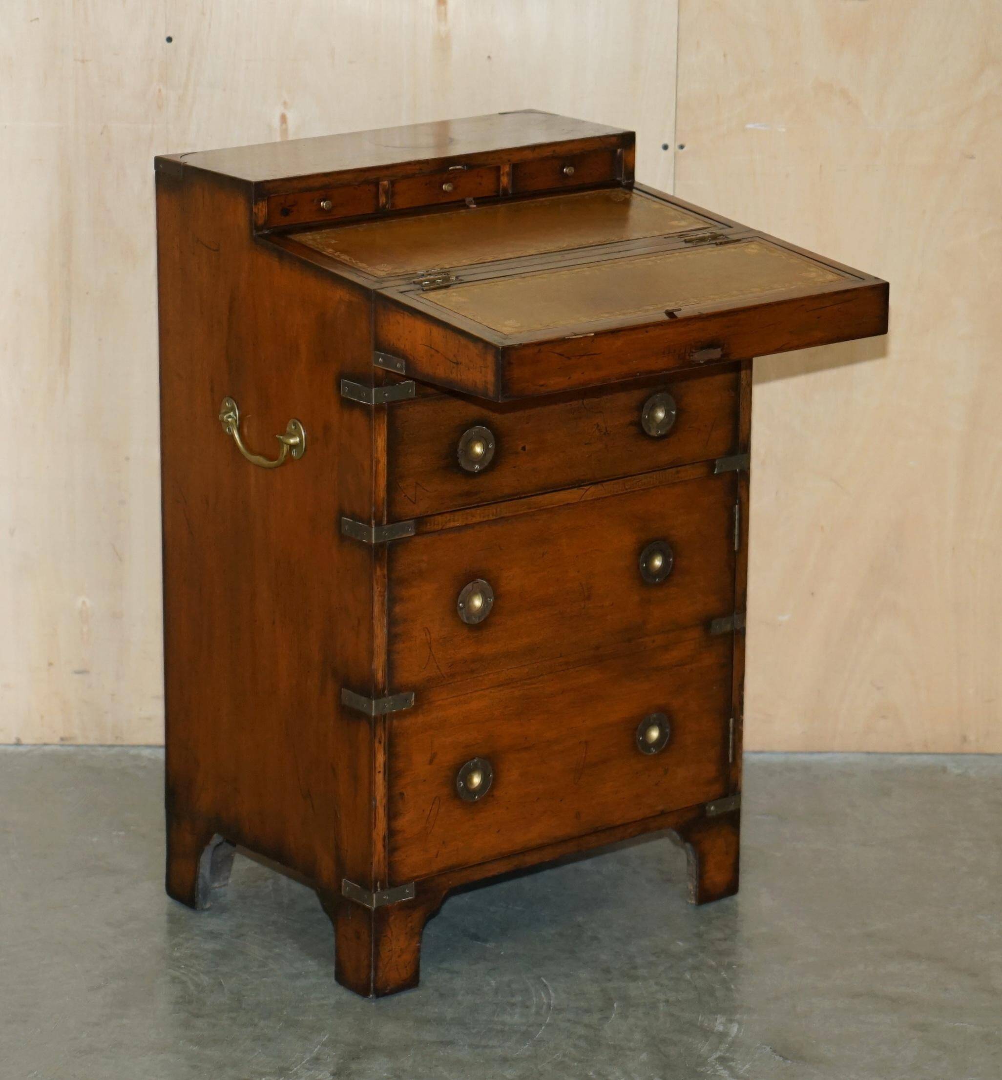 Harrods Kennedy Leather Slope Desk with Drawers