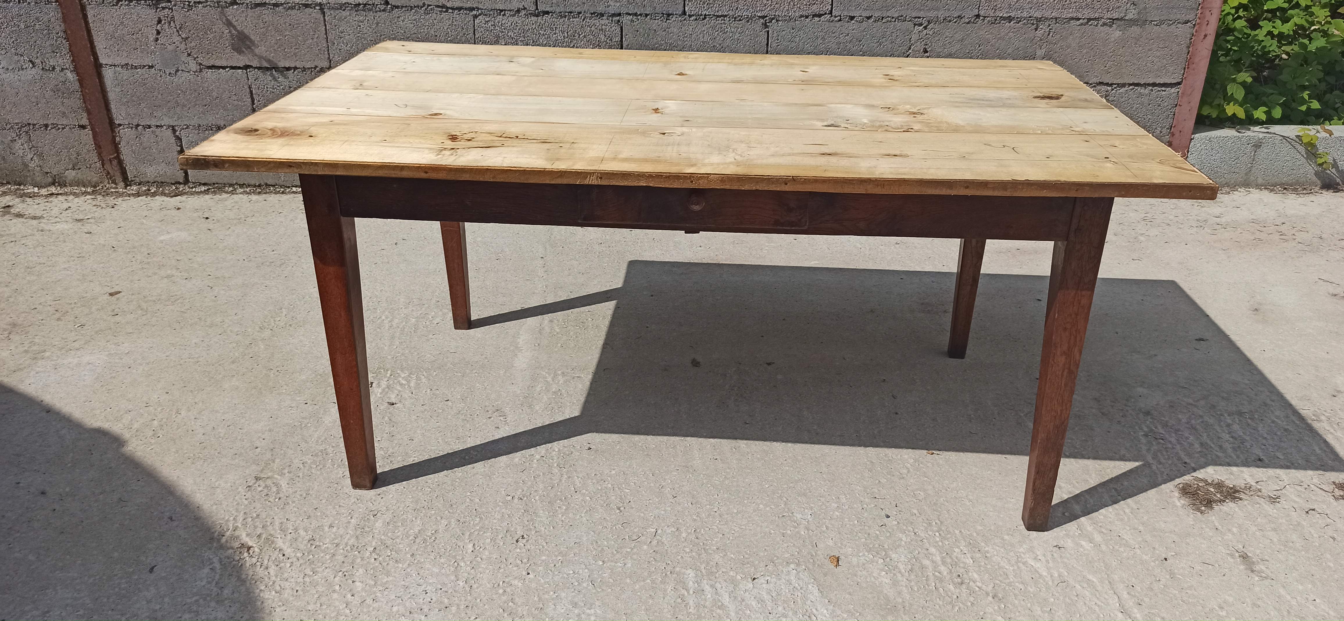 Large farmhouse table beautiful depth