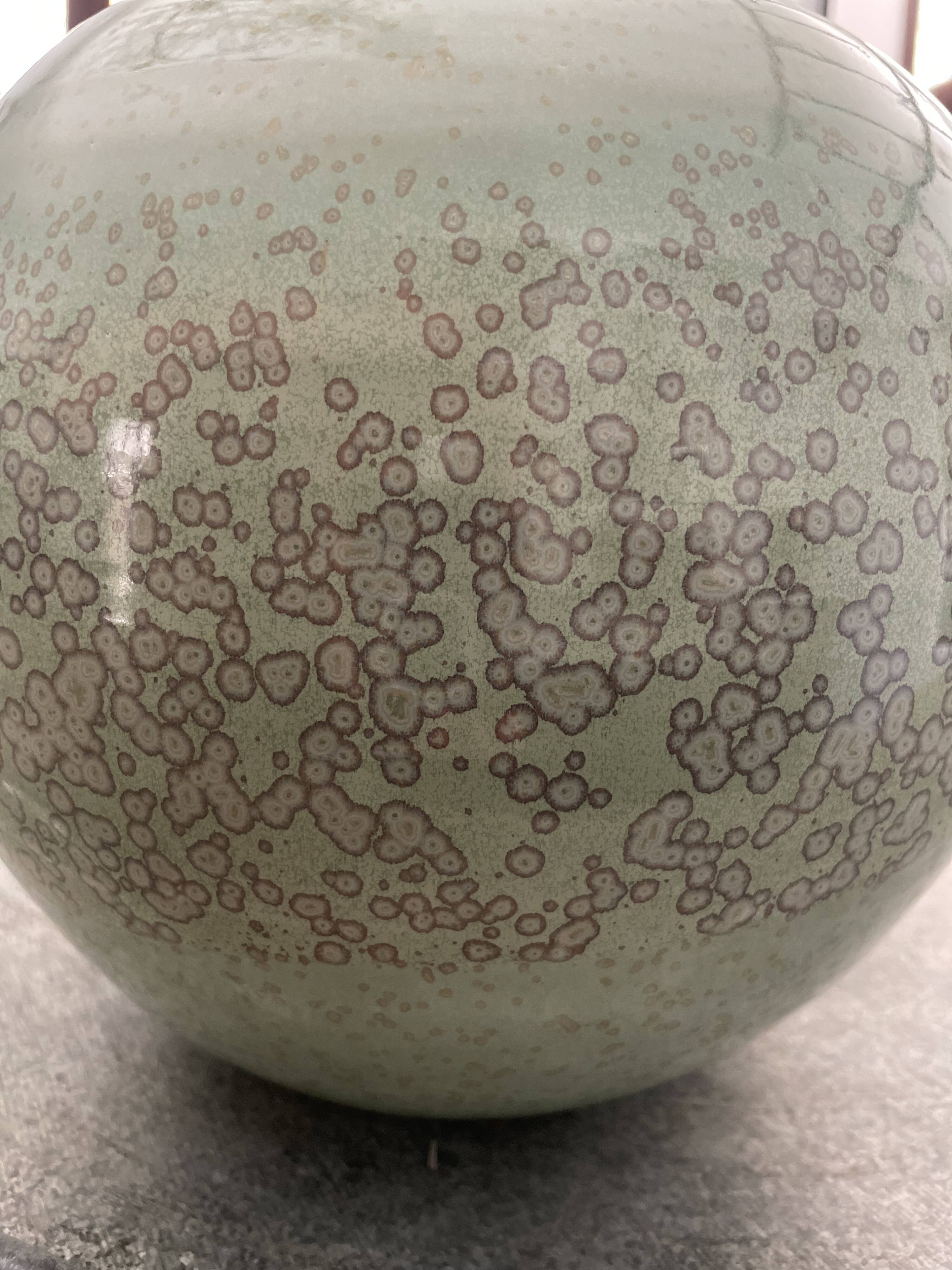 Ceramic ball vase