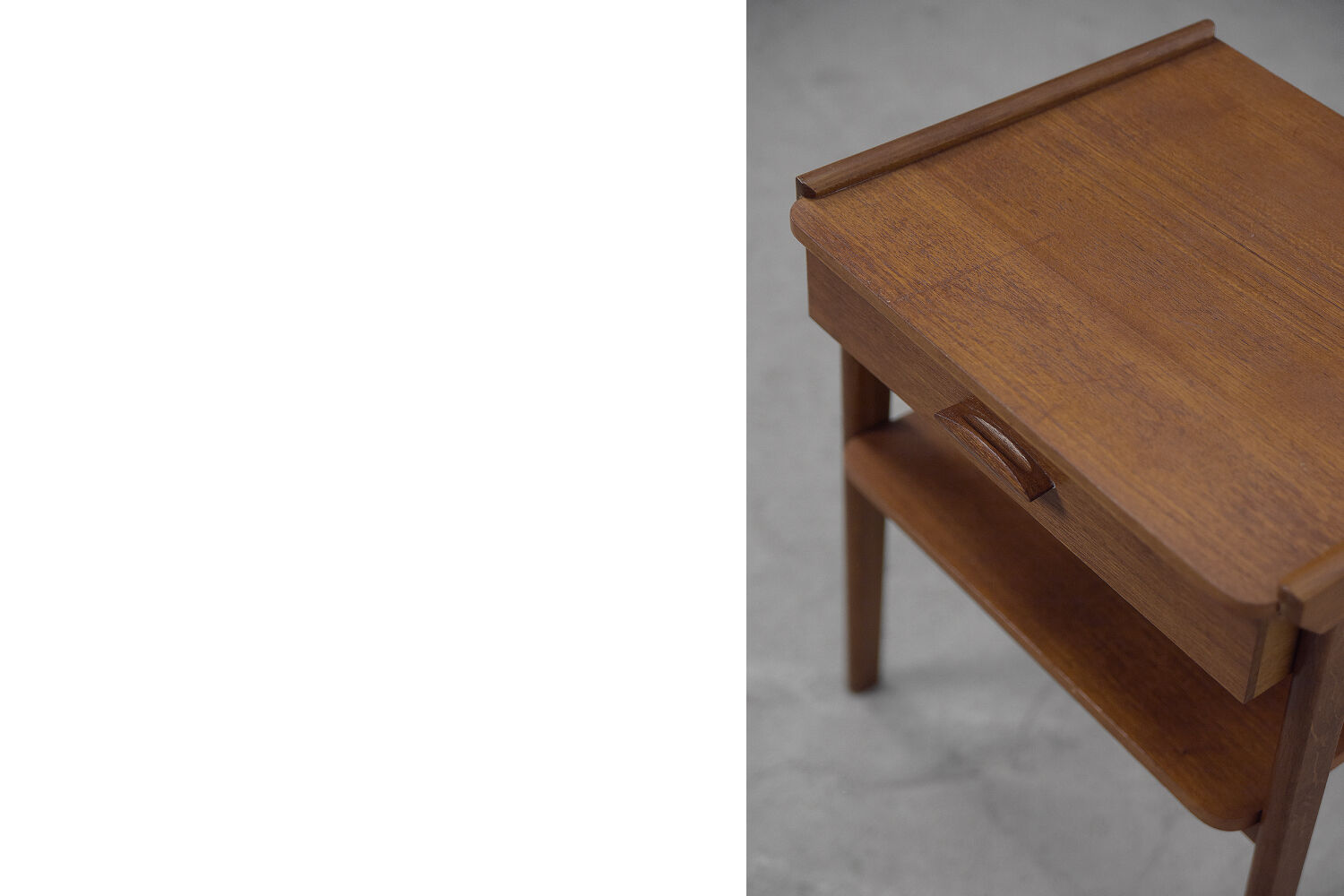 Mid-Century Modern Scandinavian teak nightstand, 1950s