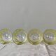 Set of 12 glasses - VMC Reims Arlequin champagne glasses - yellow decor