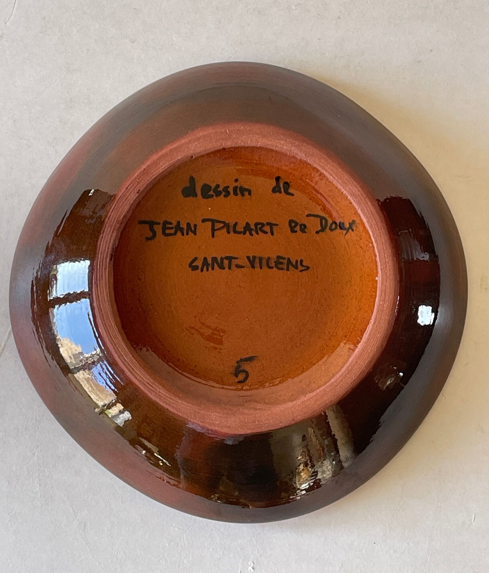 Coupe vide -poche vintage Jean Picard Le Doux Sant Vicens