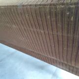 Velvet and skai sofa bed