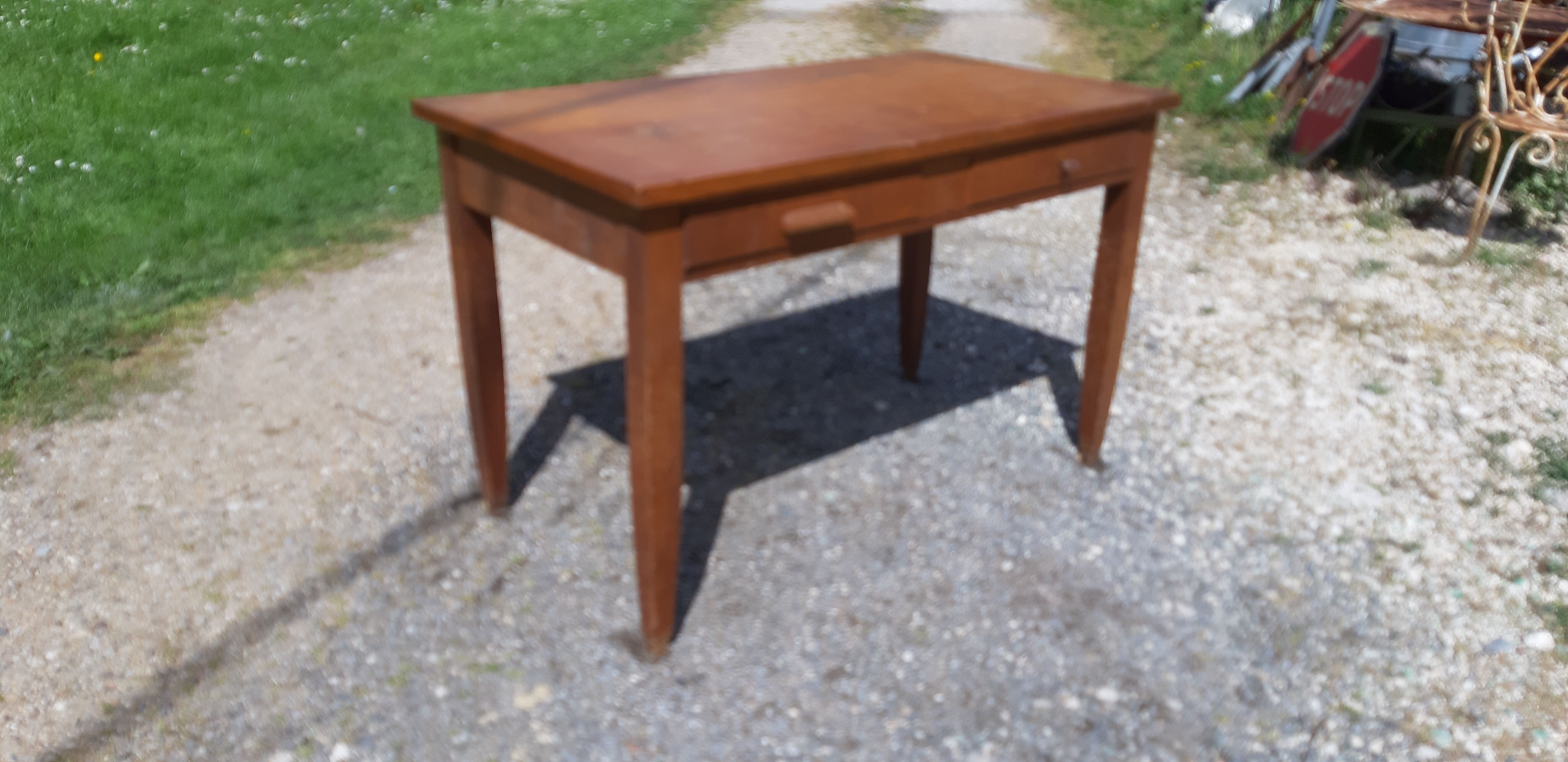 Bureau chêne année 60