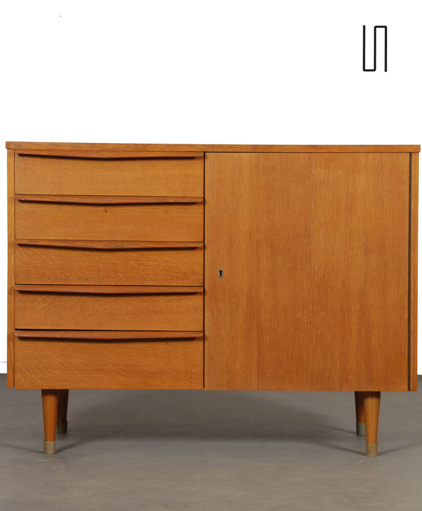 Wooden chest of drawers produced by Drevozpracujici podnik, 1960