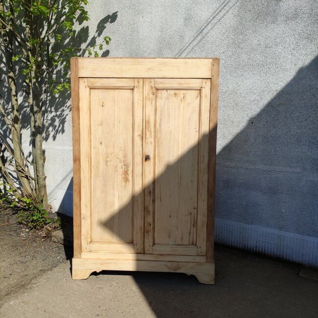 Natural wood cabinet