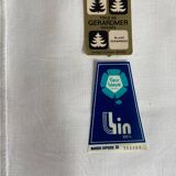 Pair of linen sheets twin beds in Gerardmer canvas reserve linen 1970