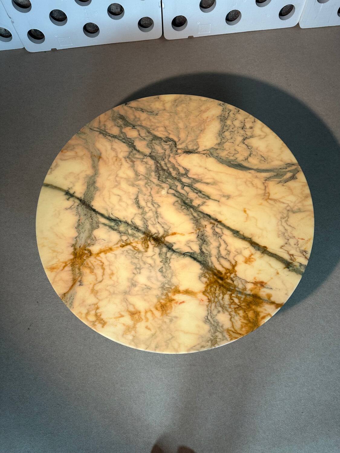 Mid-Century Coffee Table - Marble Tulip Base - Honsel Germany -1960