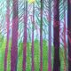 Lithograph by David Hockney, signed and numbered.