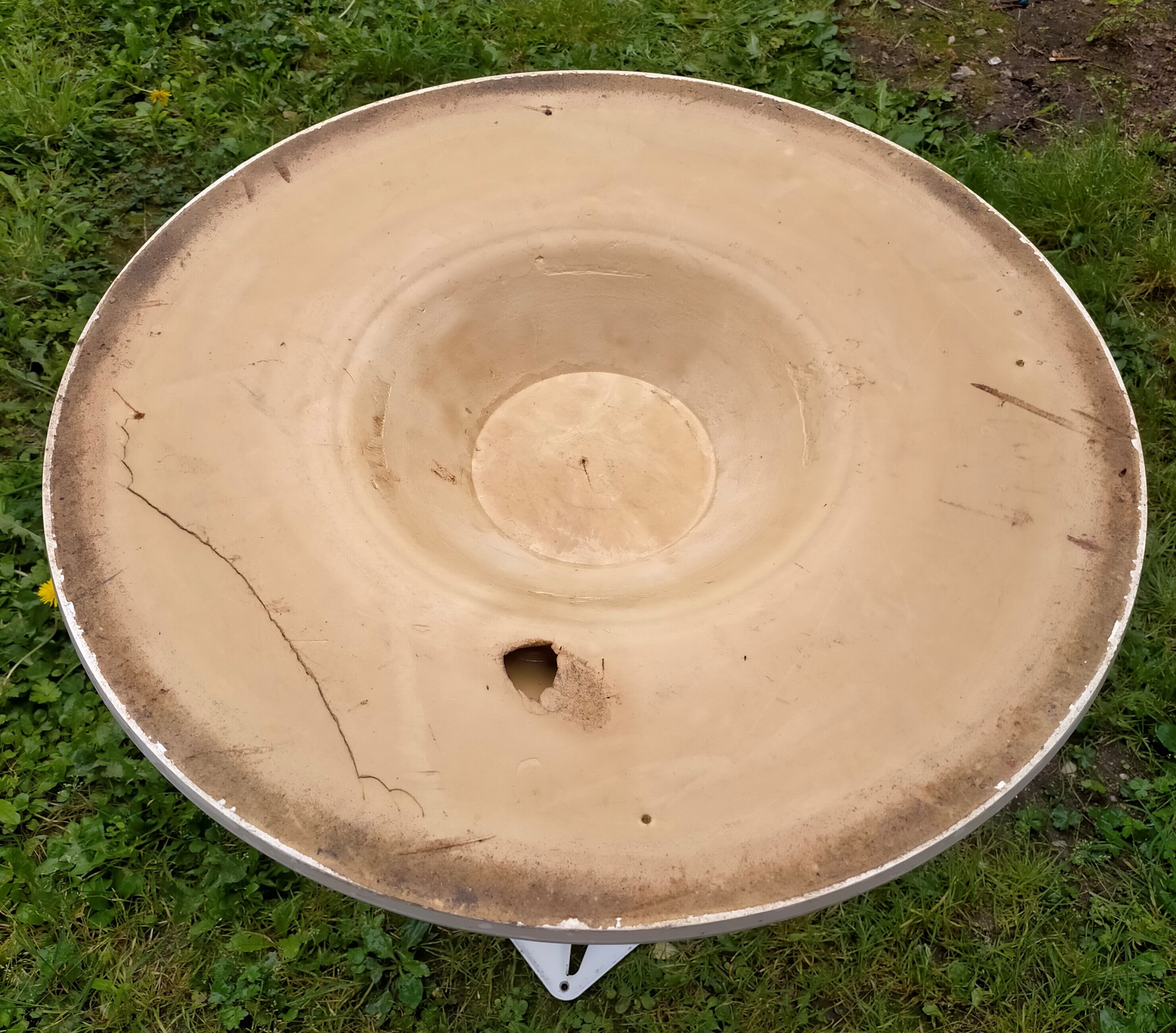 Werzalit Dining Room Tulip Table Molded Laminate