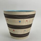 Large ceramic plant pot from the 1950s