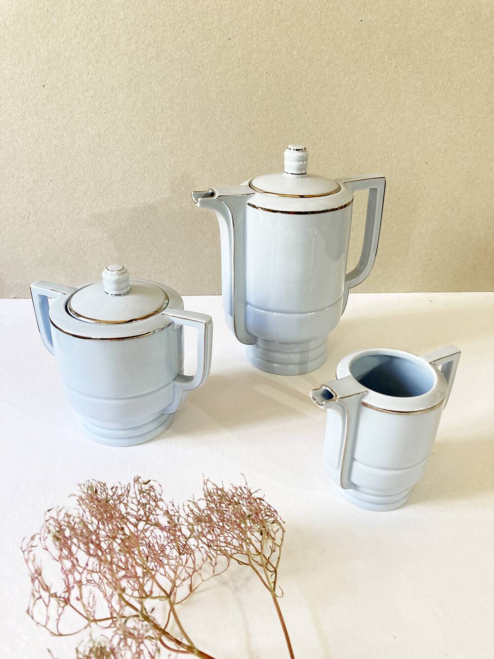 Art Deco coffee service, Epiag, Czechoslovakia