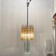 Murano Glass Trilobi Chandelier by Venini 1970’s