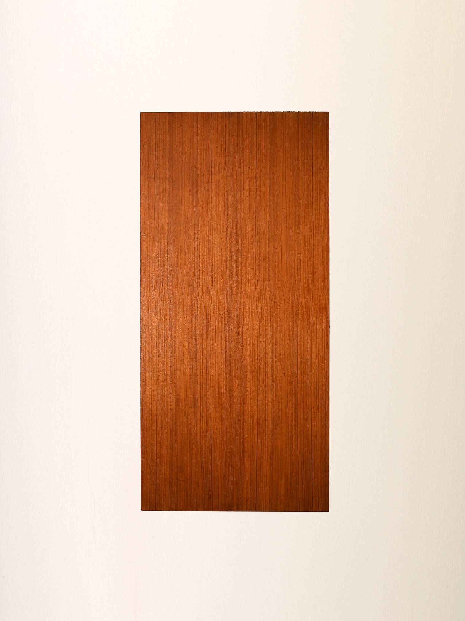 Small 1960s Scandinavian teak sideboard – Vintage Swedish cabinet