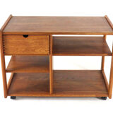 Danish trolley with drawer - teak danish design mid century modern