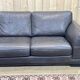 Modern 3-seater leather sofa rochebobois