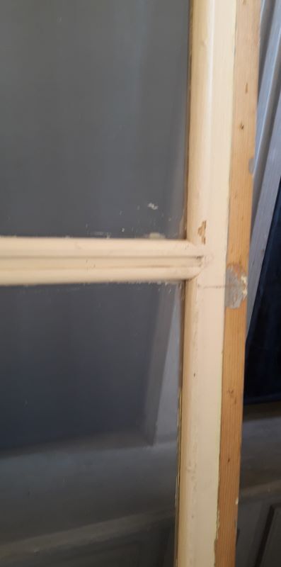 Glass impost 103x60 Art Deco glass partition