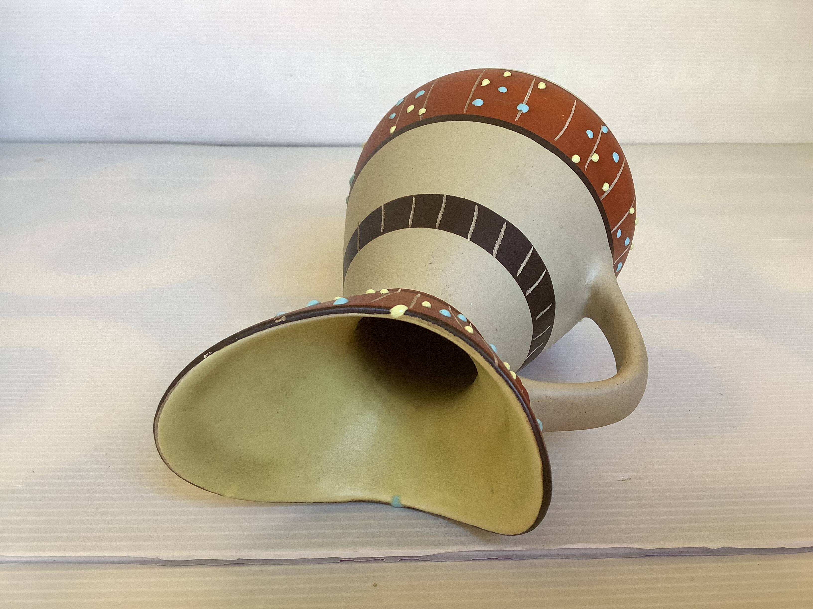 Pitcher vase Otto Georg Bühler for Marzi and Remy Germany