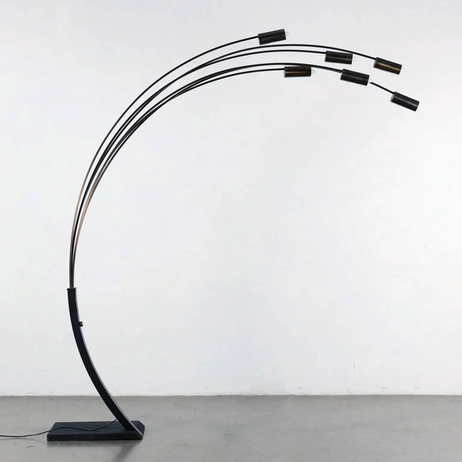 Vintage Floor Lamp • Arc • Beltrami & Gencarelli • Ricerca • 1970