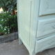 Old louis xv style painted chest of drawers