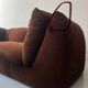Cinna sofa in golden brown velvet, Roset 1970