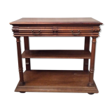 Neoclassical dessert walnut marble classic Henri ll