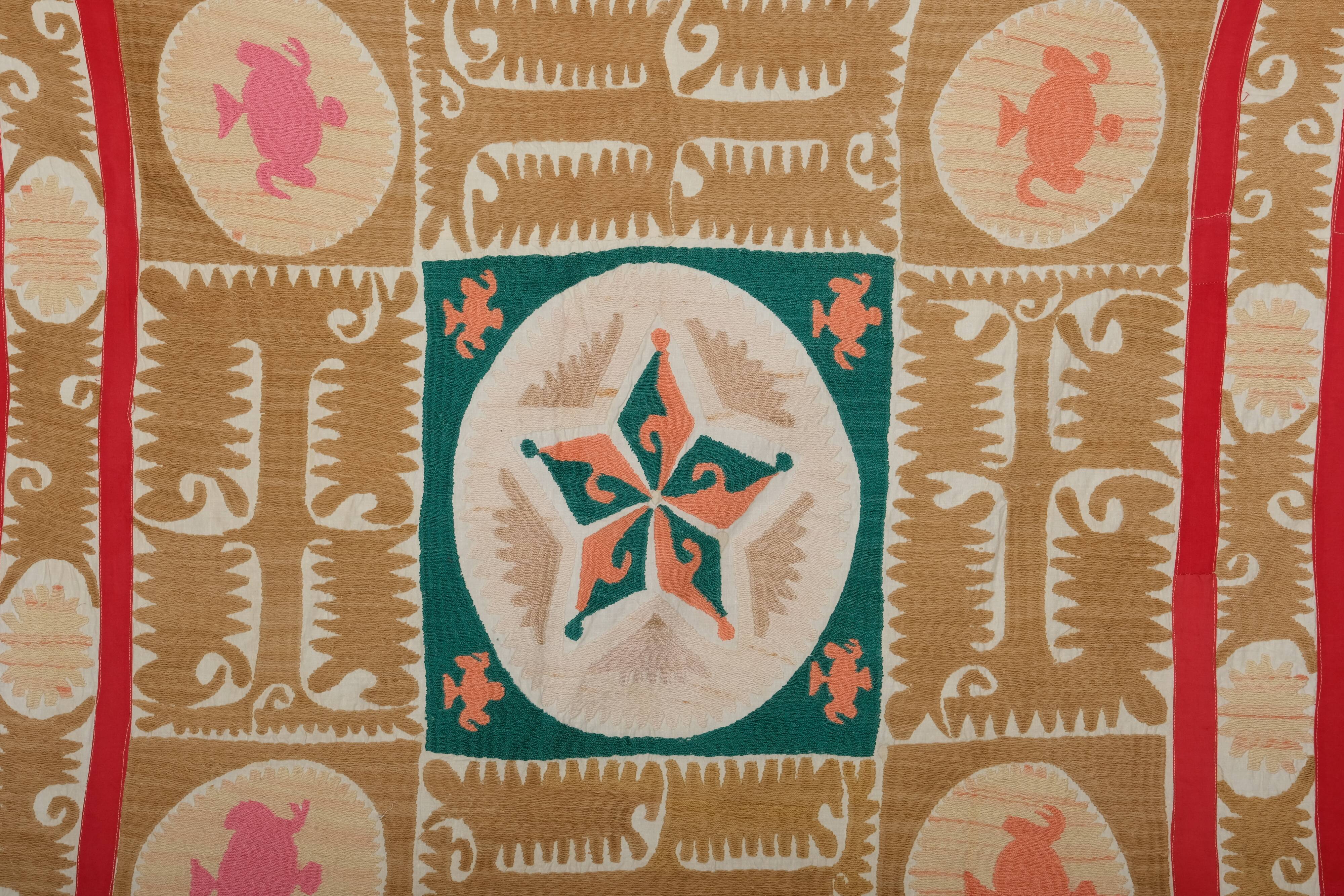 Tapis noué à la main, tapis turc vintage 117x125 cm