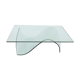 Glass coffee table