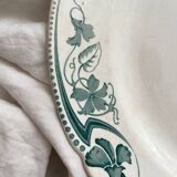 Round ironstone dish "Lucy" KG Lunéville circa 1900