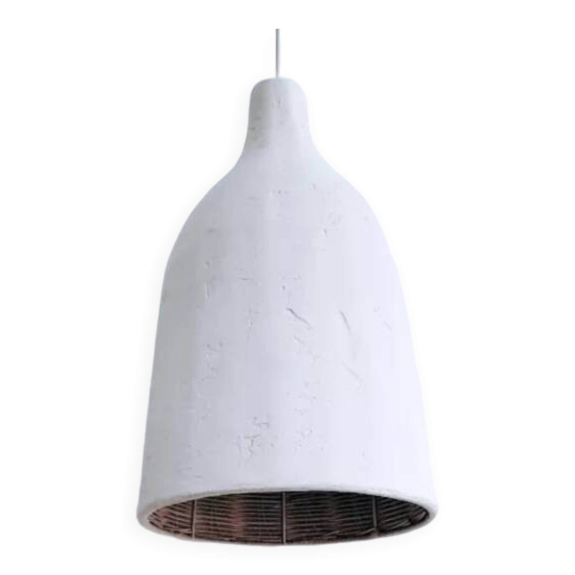 Rattan and plaster suspension