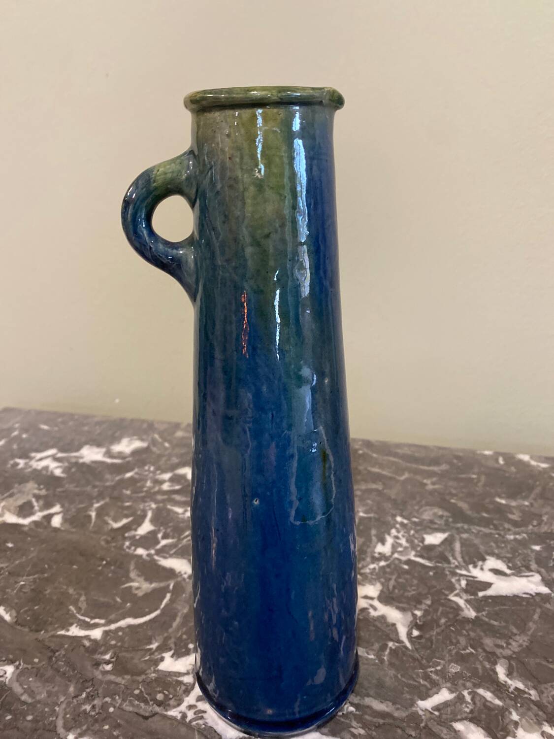Glazed stoneware vase