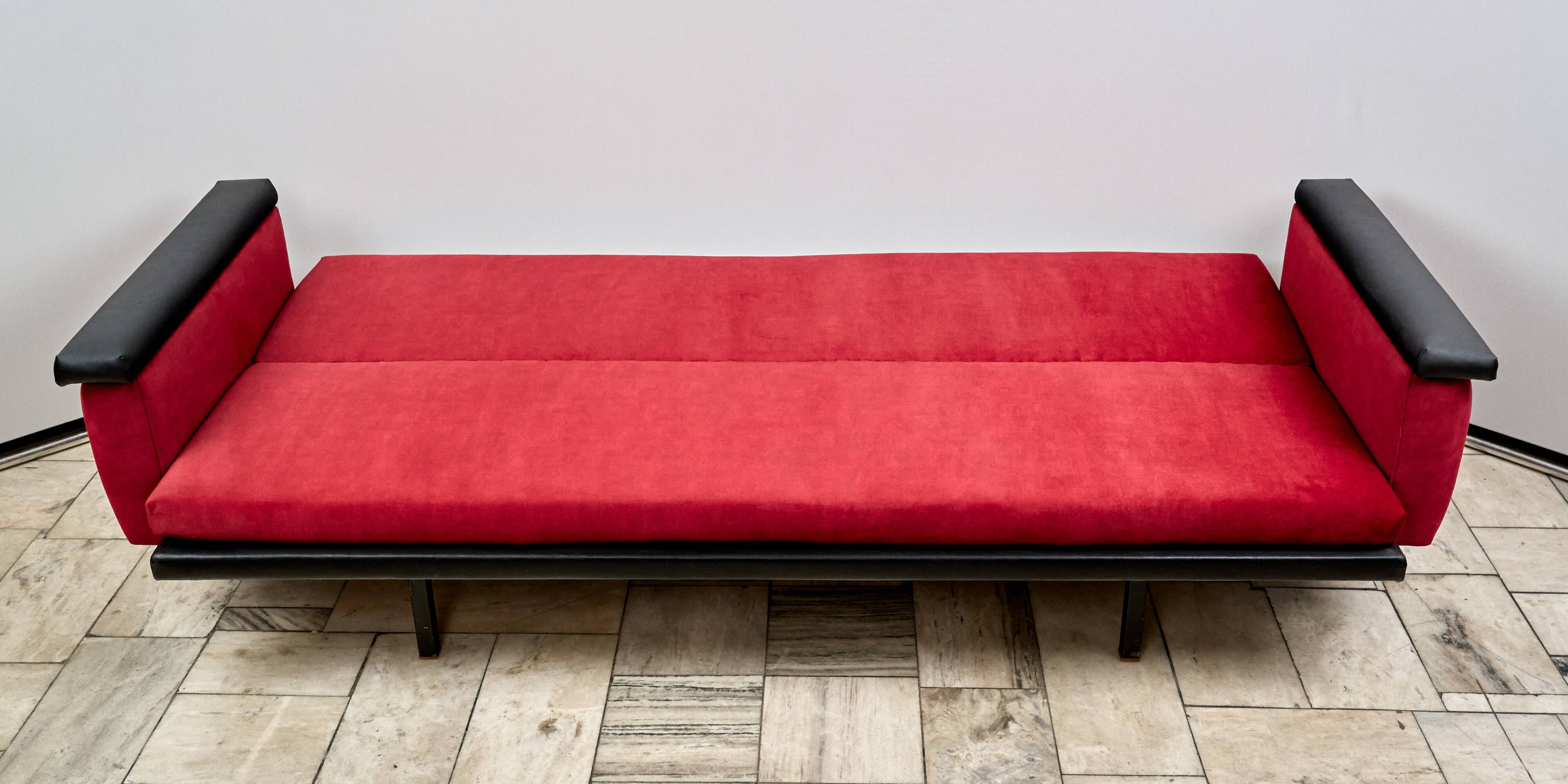 Vintage Industrial Sofa bed, 1960s, Czechoslovakia