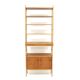 Bibliothèque scandinave en teck et en chêne, Suède, 1960