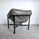 Falstaff Grey Leather Armchair by Stefan Diez for Dante Goods and Bads