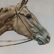 Lithograph horse J.Rivet