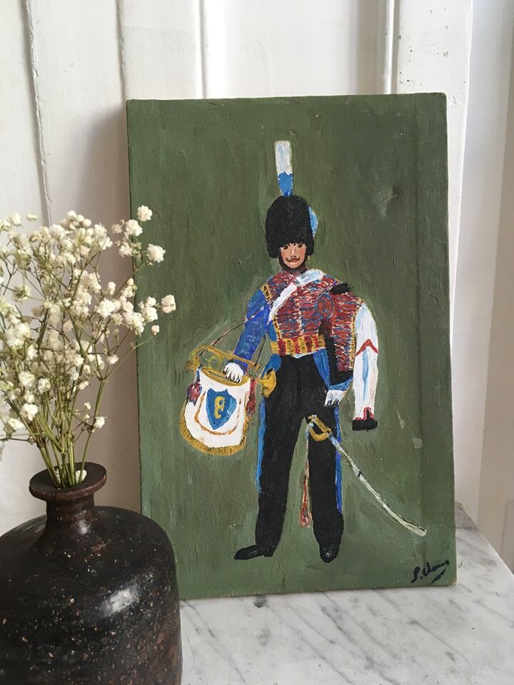 Painting infantry oil