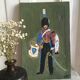 Peinture huile fantassin