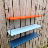 Vintage metal wall shelf, 60s
