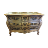 Louis xv-style chest of drawers in cherry