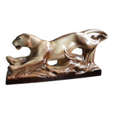 Céramique d'art Ste Radegonde  Panthère Art déco