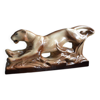 Ste Radegonde Panther Art Deco Ceramics