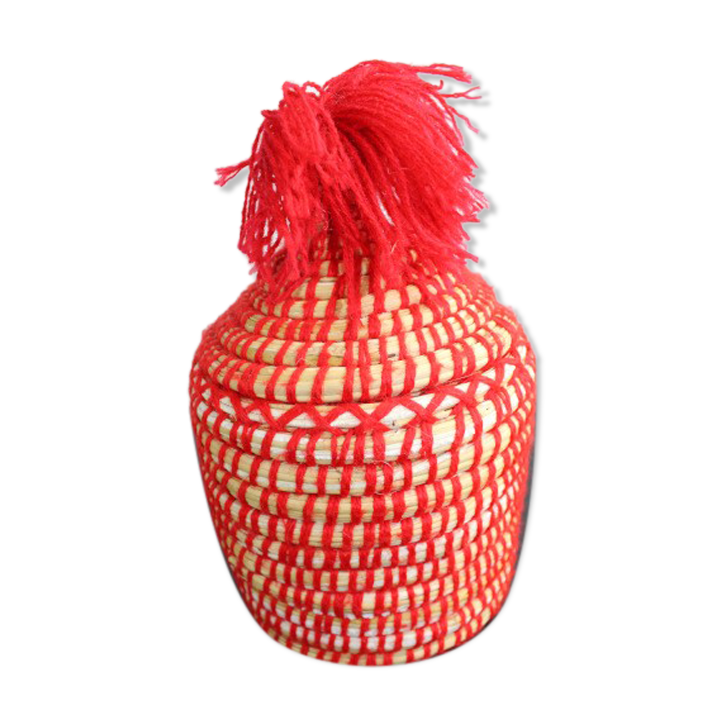 Corbeille berbère “Rouge”
