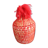 Corbeille berbère “Rouge”
