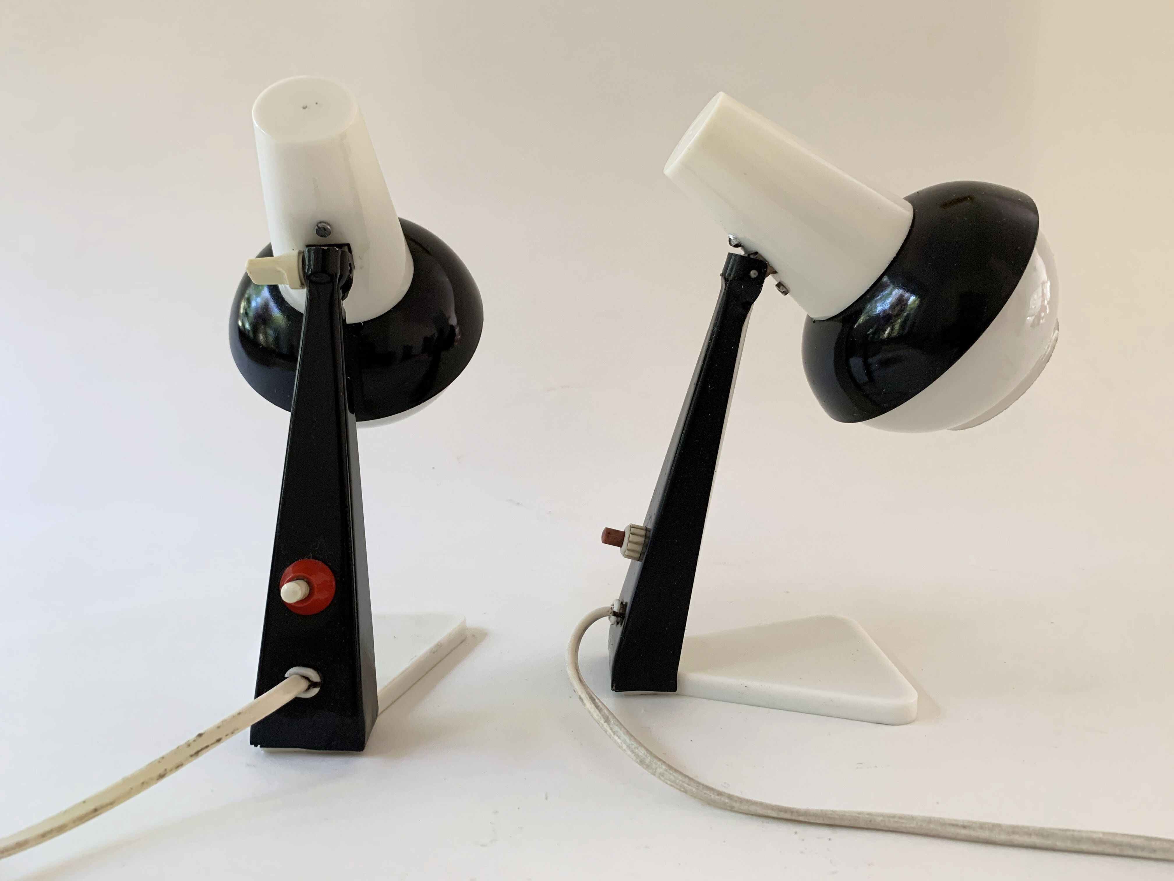 Pair of bedside 'Penguin' lamps by Zaos, Poland, 1960s