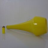 Yellow Teardrop Glass Ceiling Lamp from Holmegaard, Denmark, 1960s