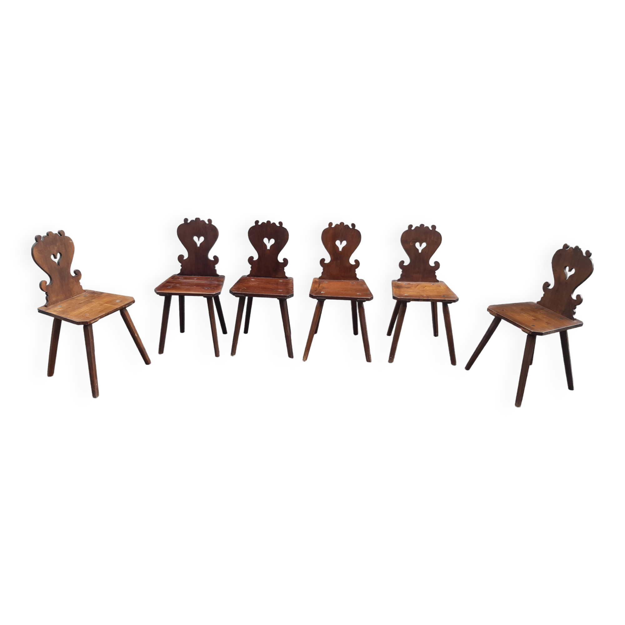 Set of 6 mountain chairs