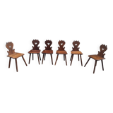Set of 6 mountain chairs