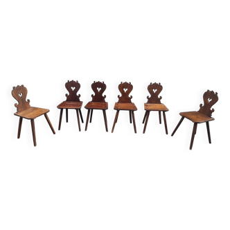 Set of 6 mountain chairs