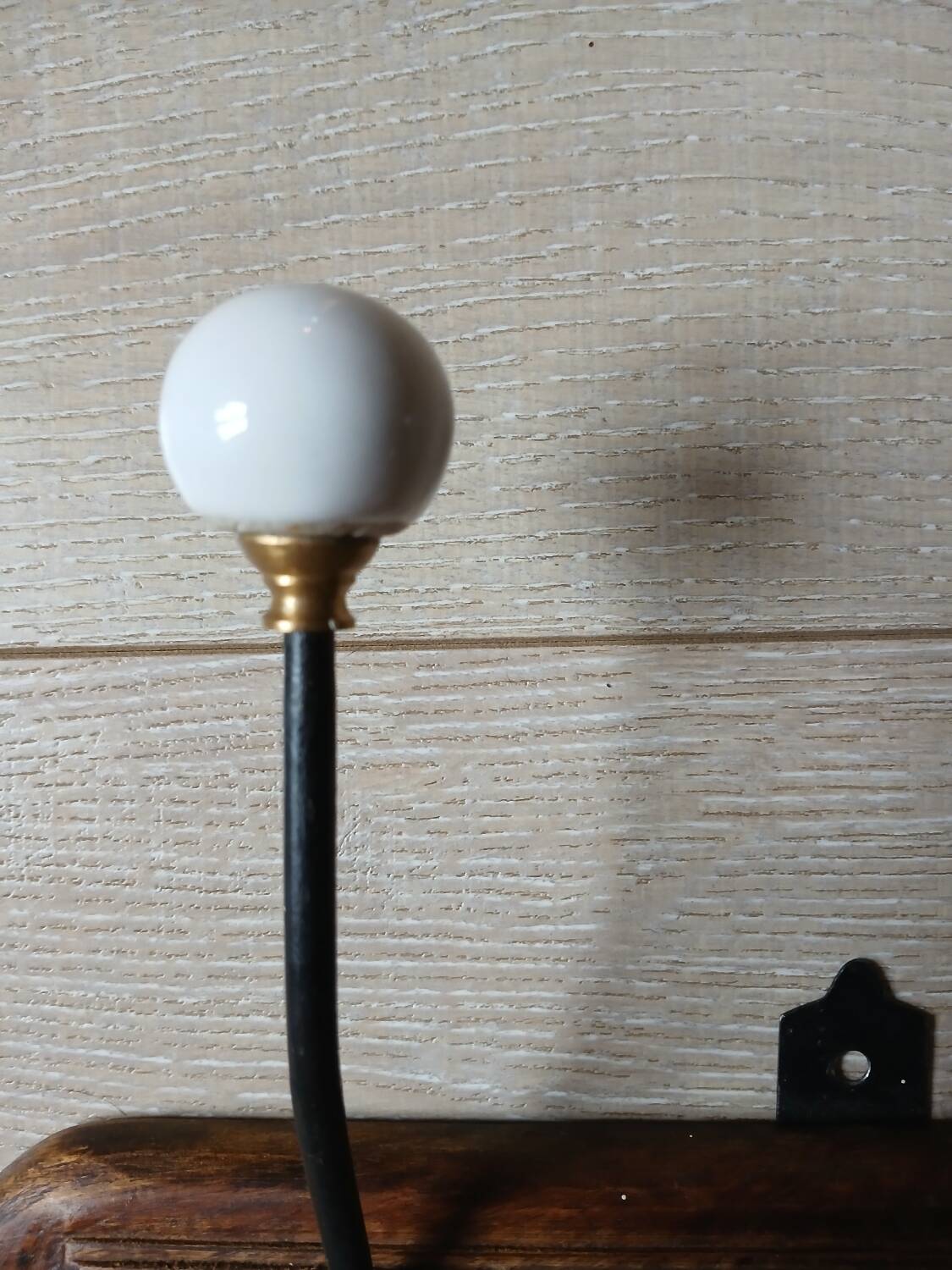 Vintage wall coat rack