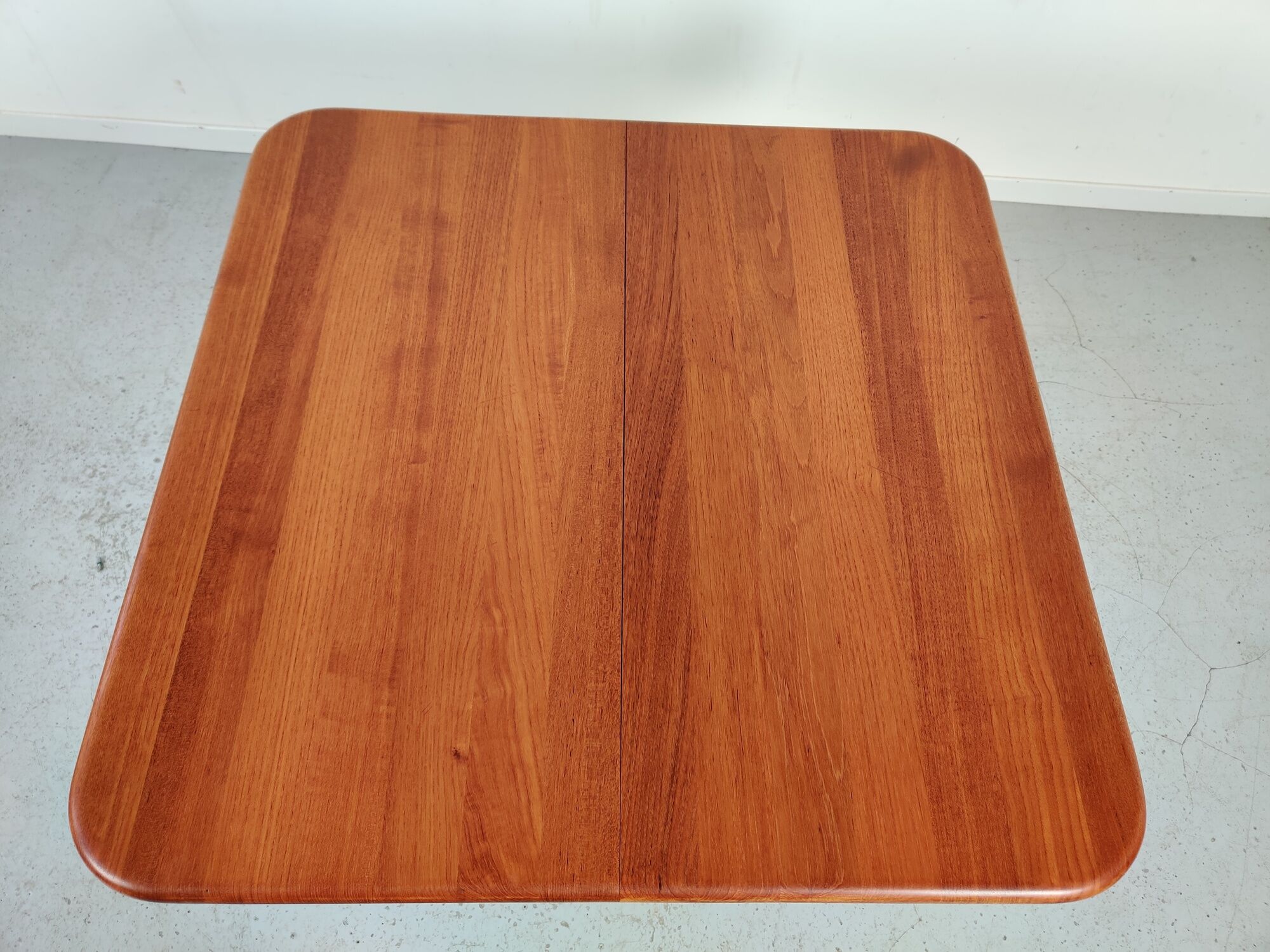 Dining table with teak extensions by Niels Möller, Dänemark 60s/70s